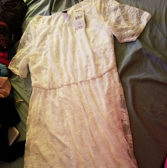 kohls Dresses Kohls White Lace Dress Poshmark